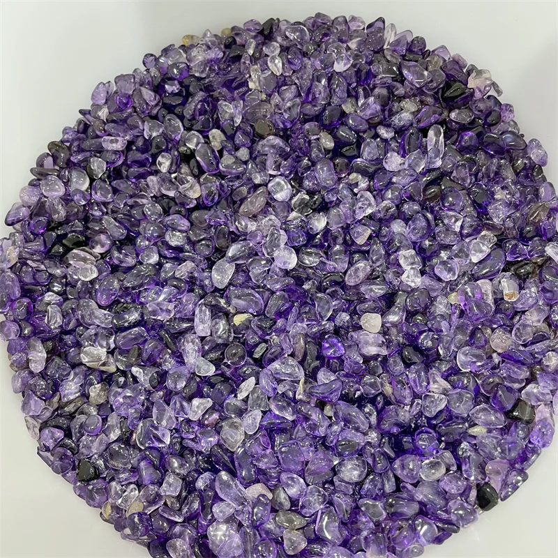 

500g Natural Dream Amethyst Gravel Stone Reiki Polished Quartz Healing Mineral Gemstones Crystal Crafts For Home Decoration