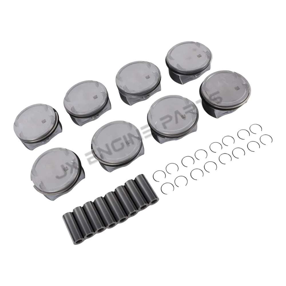 M156 Engine Piston & Piston Ring Set For Mercedes-Benz 6.2 6.3 C63 CL63 CLK63 CLS63 E63 ML63 R63 S63 SL63 AMG 6.2L 6.3L 07-16