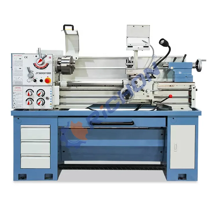 C0636D Horizontal Bench Lathe Machine for Metal Steel Thread Cutting/Manual Turning Lathe Precision Bench Lathe