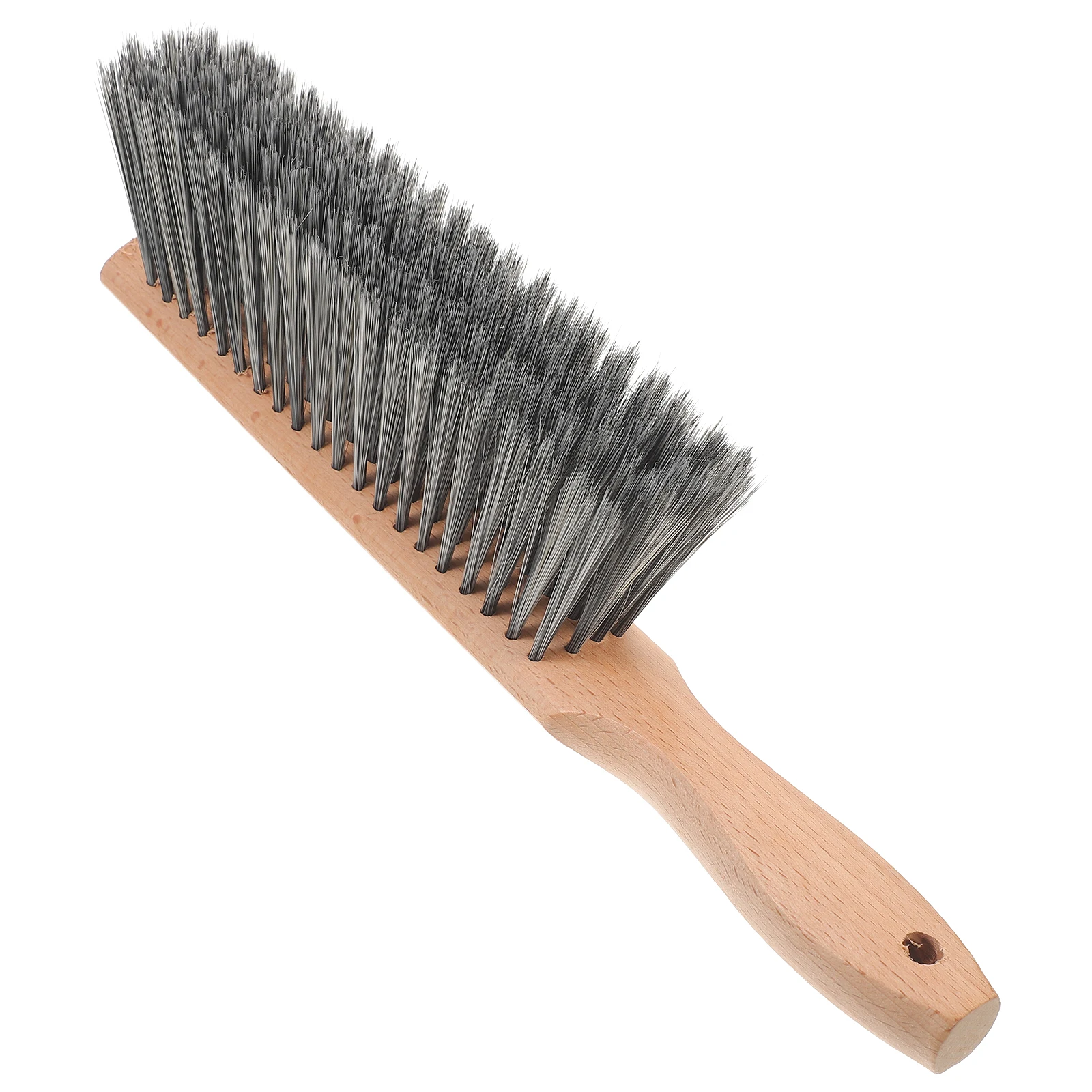 إزالة الغبار على فرشاة السرير، مكنسة يدوية خشبية، غبار السجاد، تنظيف المقعد، فرش أريكة الشعر