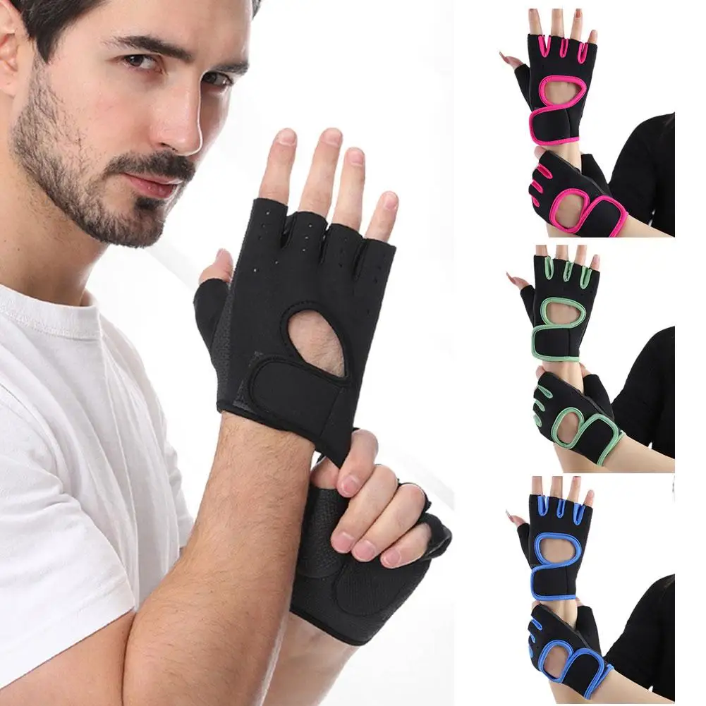 Finger Bodybuilding Training Silicone Palm guanti per sollevamento pesi manubri guanti guanti Fitness Gym Fitness O5T7