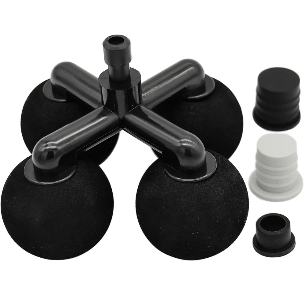 

Fascia Gun Creative Massage Head with 4ball, Plastic Accessories MassageHead, Muscle Massager Head, Deep Tissue Massager Replace