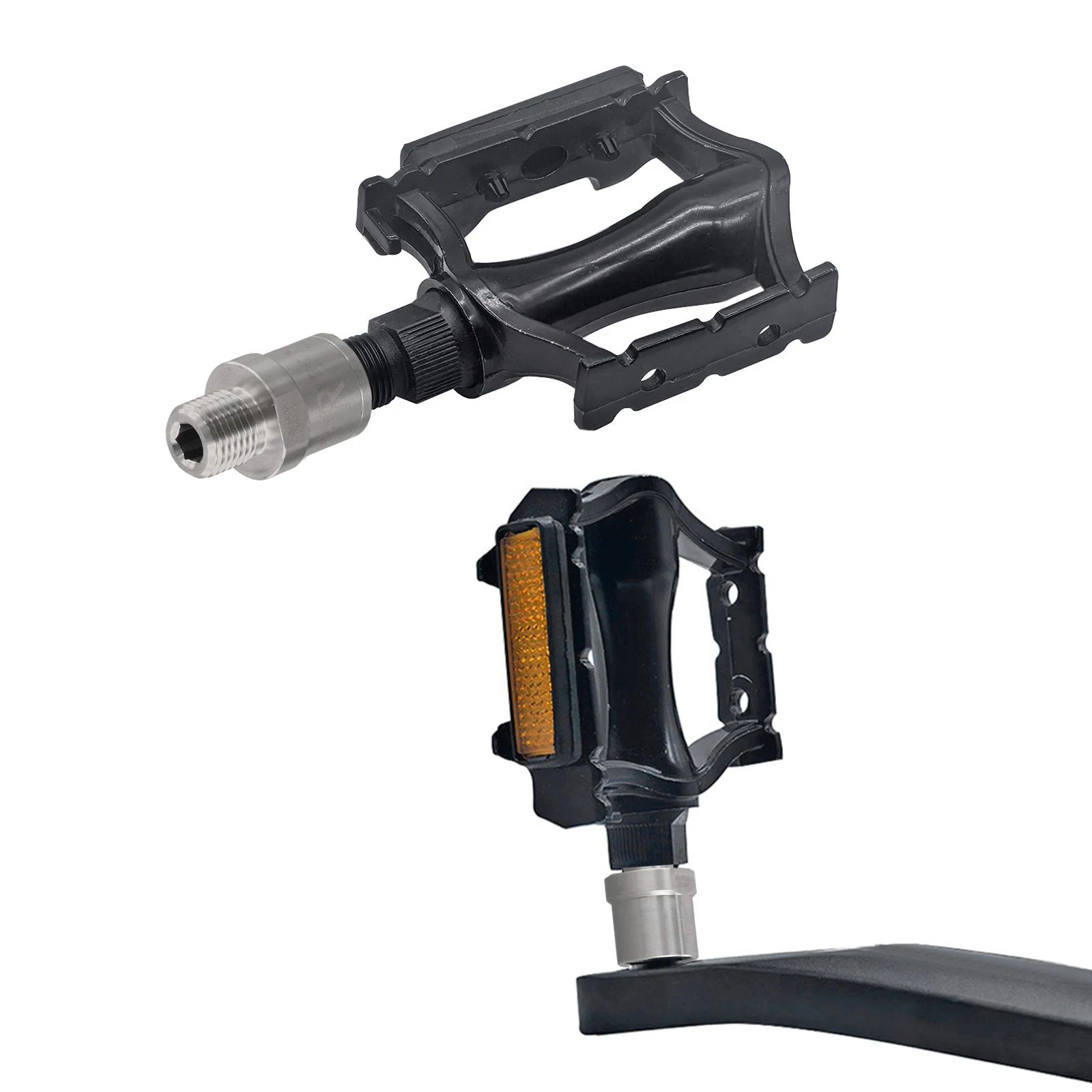 

Адаптеры из нержавеющей стали для обслуживания велосипедов, адаптер для 1, 2-дюймовых шатунов, вес 52,4 г, вес 52,4 г на пару