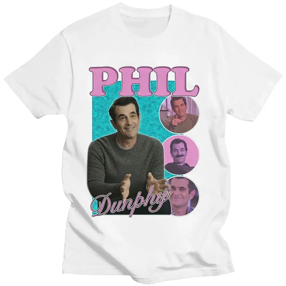 Phil Dunphy TV Show Send Friend Gift T Shirt Harajuku Interesting Graphics Printed Short Sleeve Tee Top Unisex Cotton Streetwear