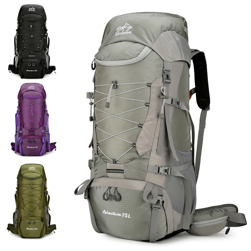 

Hiking Backpack，With rain cover，Multifunctional Mountaineering Backpack，Outdoor travel hiking camping backpack