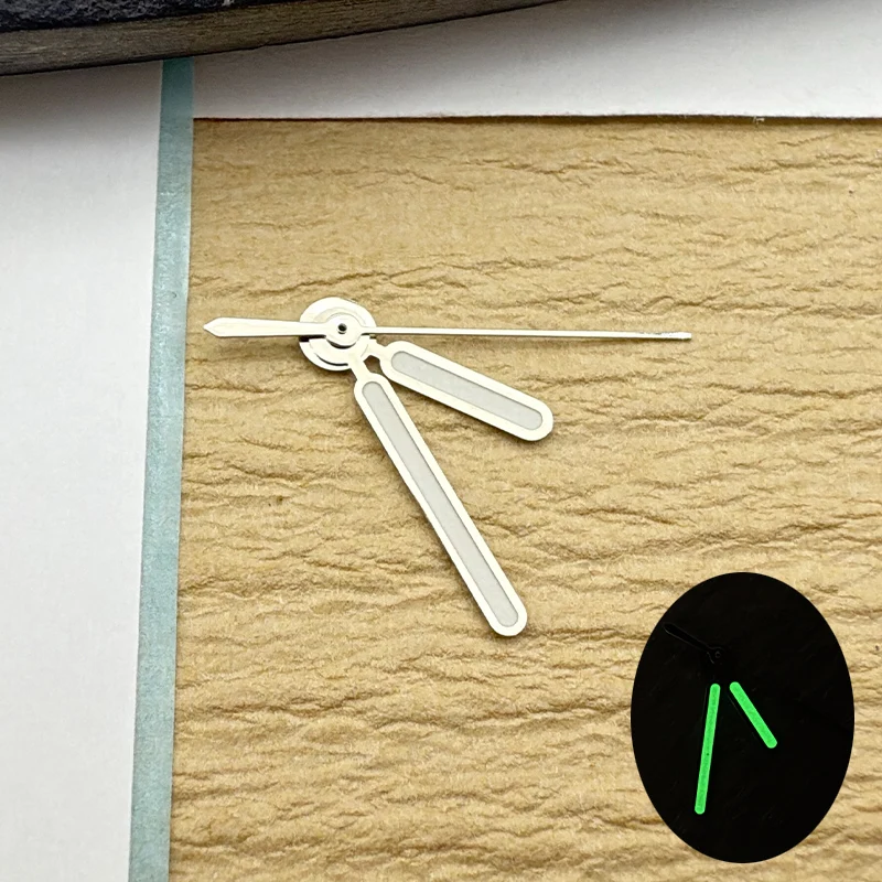 Nautilus polshorlogewijzers C3 Groene lichtgevende wijzers Past op NH35 NH36 4R35 4R36 7S Bewegingen Duikhorloge Retrofit Pointer Kit