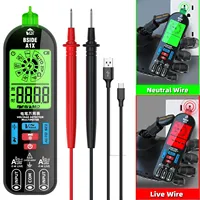 BSIDE A1X Voltage Tester Pen Multimeter Electronic USB Tester Breakpoint AC DC Non-Contact NCV Live Auto Diode Capacitance Hz