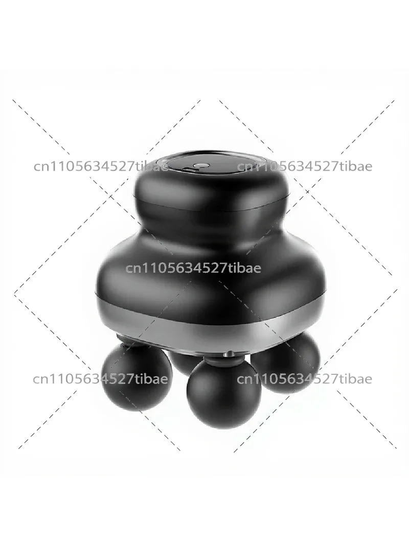 Mini 4-Head Fascia Gun Deep Muscle Massager Portable Electric Percussion Massager