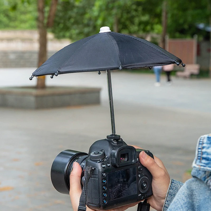 27CM Camera Umbrella Sunshade Rainy Holder For General Camera Photographic Camera Umbrella Outdoor Photography Accessories