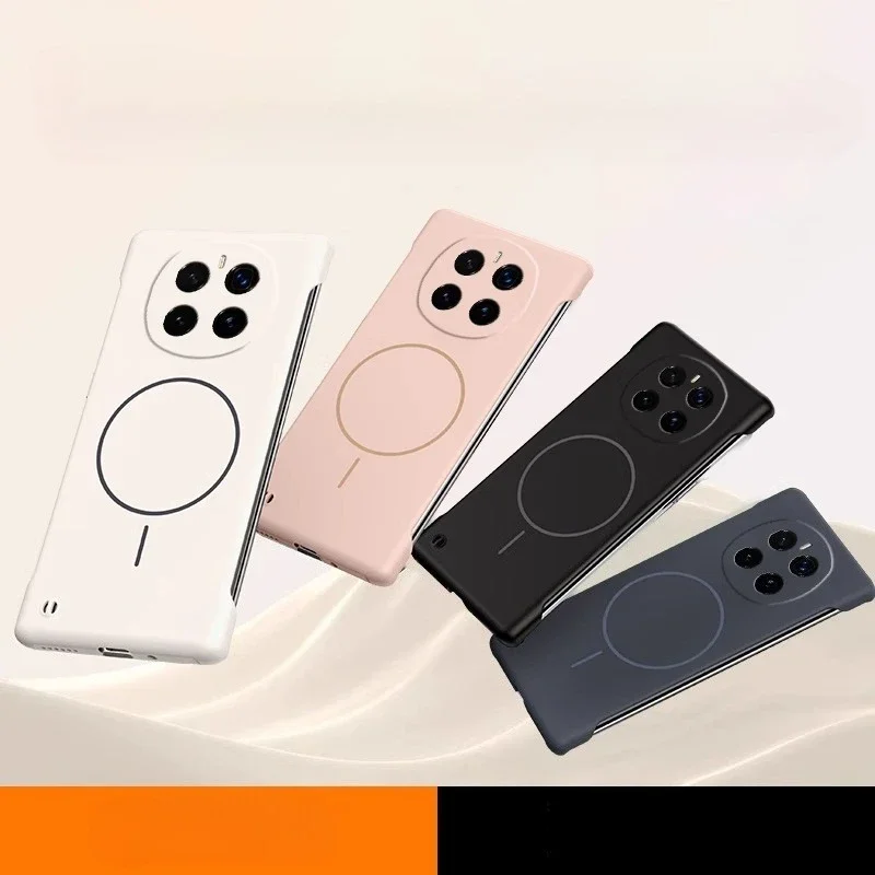 حافظة هاتف Magsafe بدون إطار لهاتف Honor Magic 7 Pro 6Pro غطاء خلفي شحن لاسلكي صلب رفيع للغاية من البولي كربونات #6