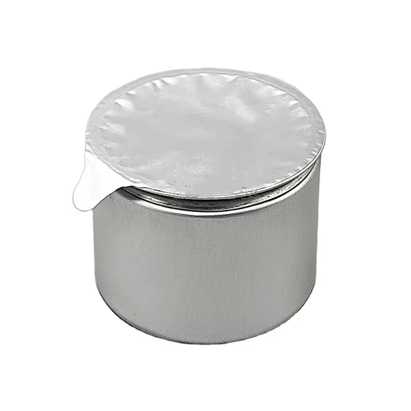 เครื่องซีลแบบพกพา เครื่องบรรจุภัณฑ์ชาแบบกระป๋องเล็ก เครื่องซีลแบบกดร้อนสำหรับแก้วพลาสติก คุณภาพสูง ใช้ฟอยล์อะลูมิเนียม