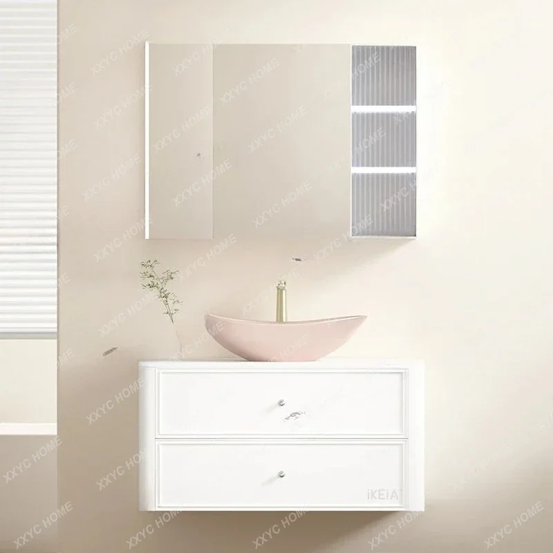 L White Drawers Bathroom Cabinet Organizer Storage Shelves Toilet Display Partitions Cupboard Luxury Archivadores Hotel