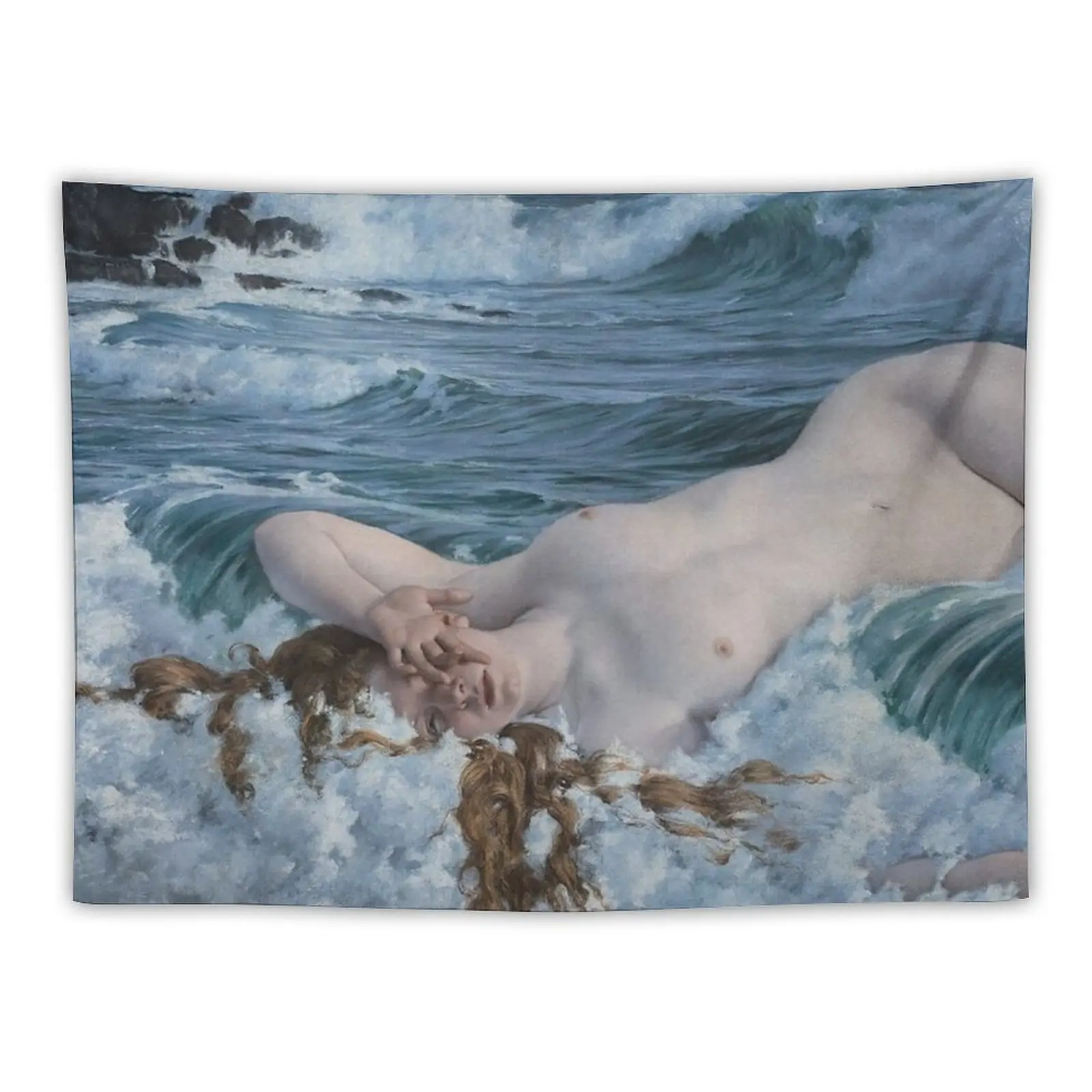 

New THE BIRTH OF VENUS – ADOLF HIREMY-HIRSCHL Tapestry Aesthetic Decoration Tapestry Wall Hanging Tapete For The Wall