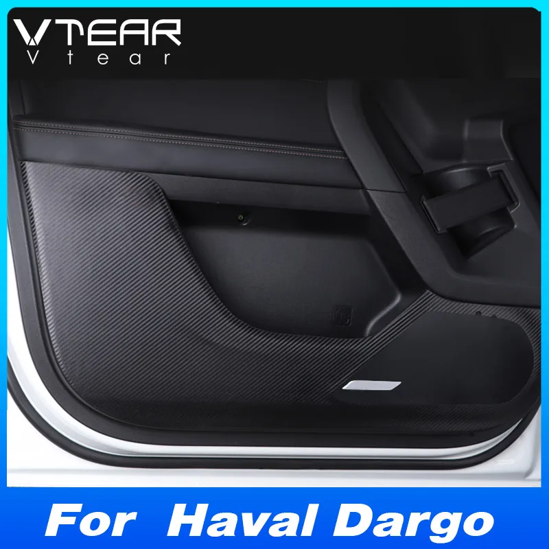 Vtear Door Storage Glove Box Anti-Kick Cover Car Interior Protective Parts Decoration Accessories Products For Haval Dargo 2023