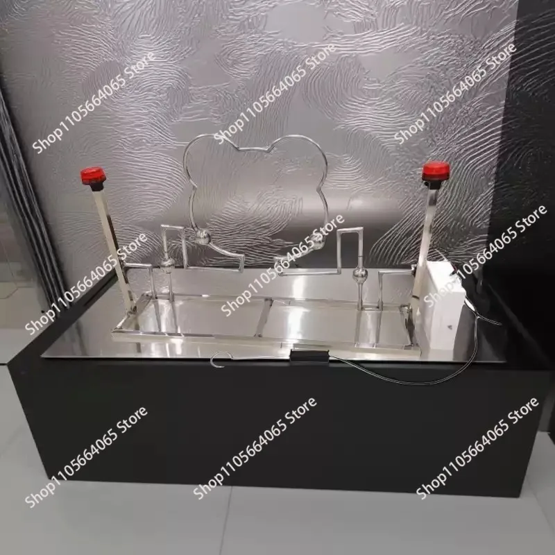 Plug-in Version Electric  Park Game Interactive Fast Metal Maze Challenge Reactive Tabletop Buzz Line Maze Game 1pcs