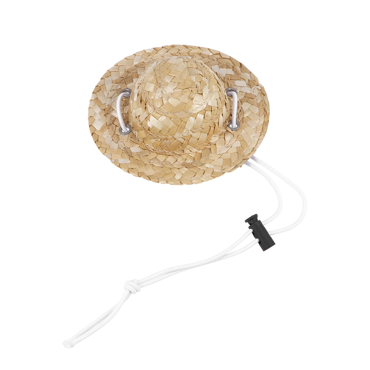 

Pet Straw Hat for Dogs Cats Adjustable Chin Strap Breathable Sun Protection Dog Hats Gardening Beach Accessories