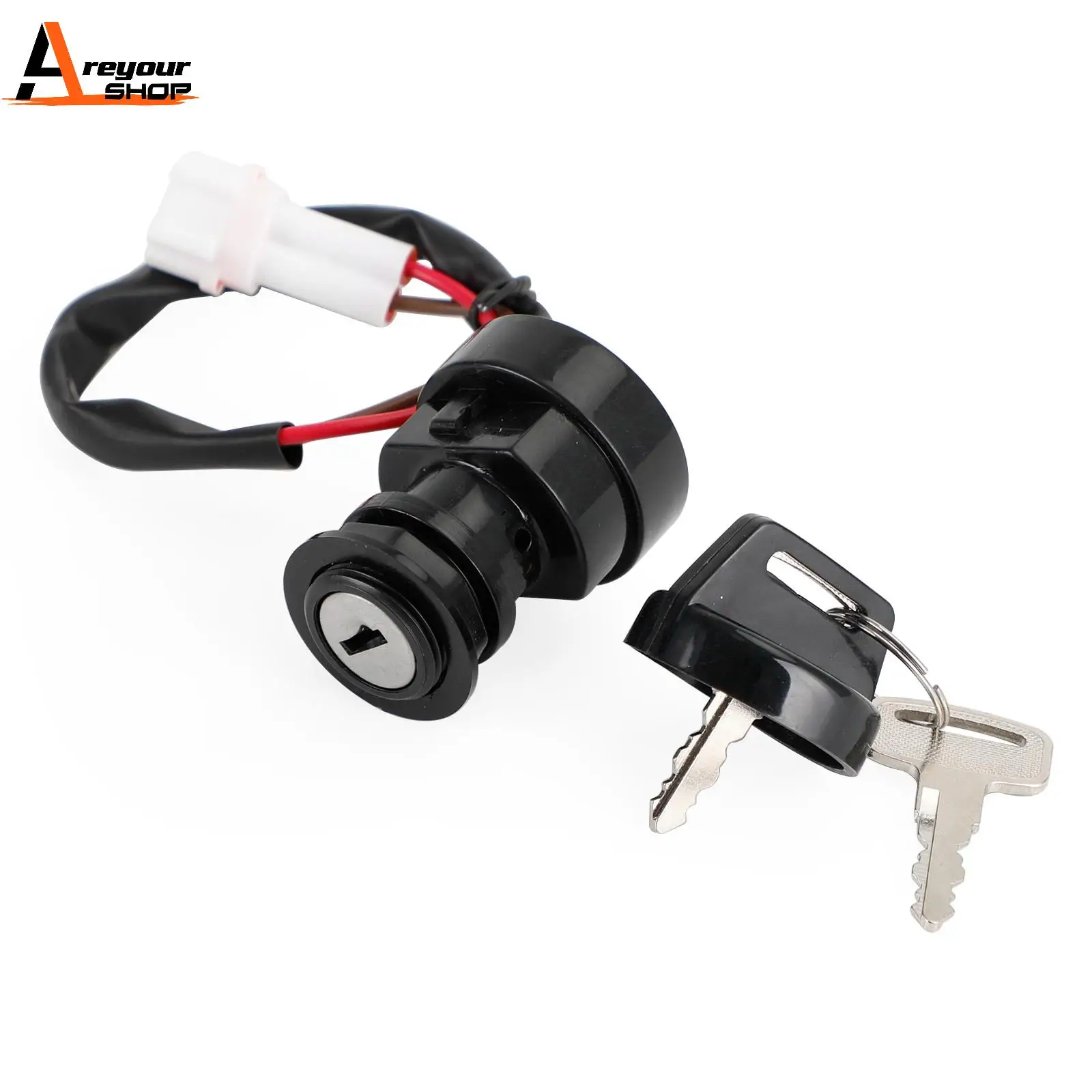 

Areyourshop Ignition Key Switch For Yamaha Breeze YFA1 Grizzly YFM 125 350 660R 700 Raptor Motor Accessories