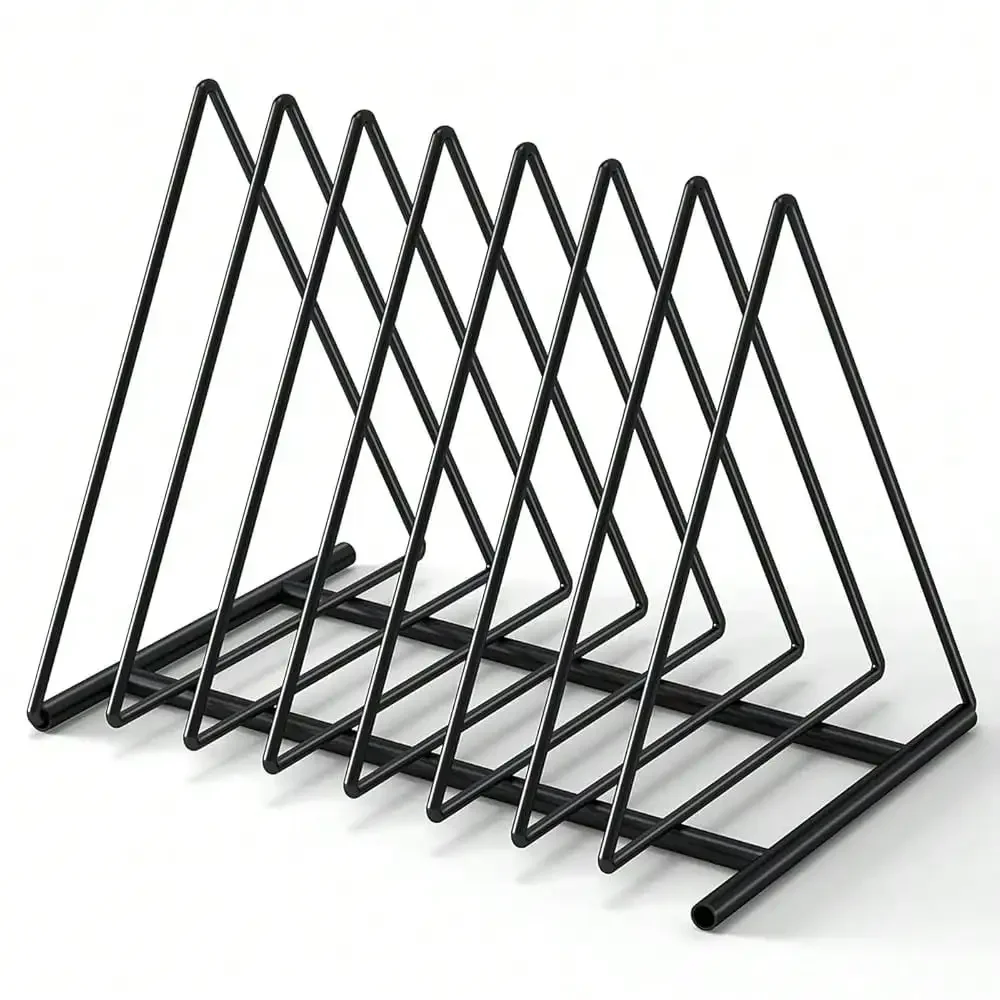 

Triangle File Folder Racks,7 Sections File Holder,File Storage Sorter/Stand,Desktop File Organizer,Wire Organizer Rack,Magazine