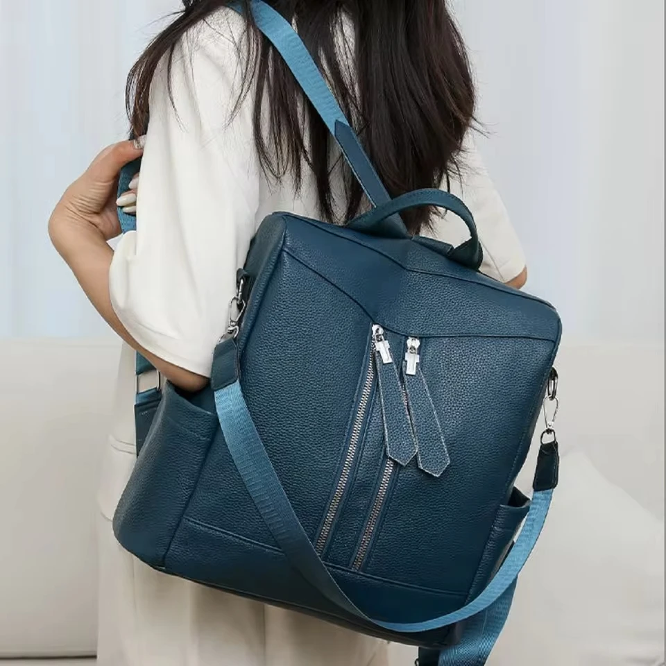

Women Backpack Purse Pu Leather Black Casual Ladies Travel Fashion Back Pack Female Bag Casual Handbags for Work