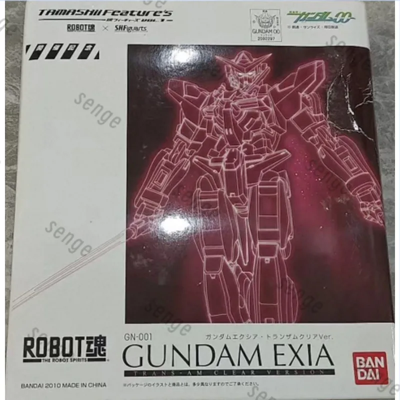 

[Genuine in stock] Bandai ROBOT Soul Archangel Gundam 00 GN-001 Three Red Transparent Version TRANS-AM Limited Gift Toy