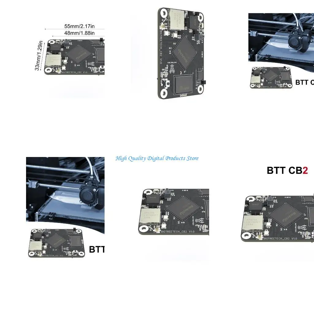 

U2JE CB2 Cores Board eMMC Mainboard 1000M 2GB LPDDR4 3D Motherboards For 3D Printers