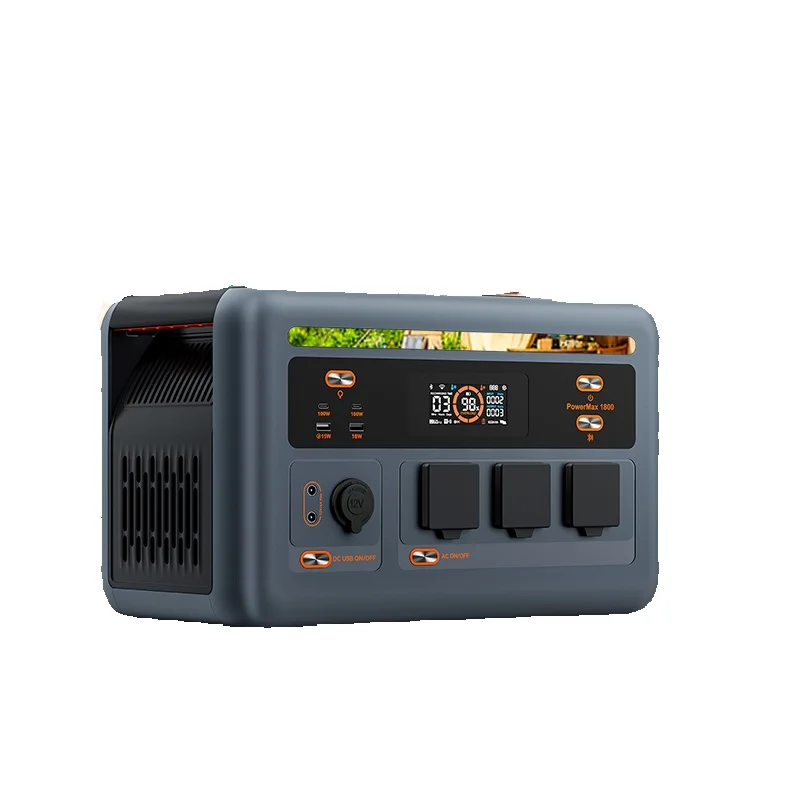 OSCAL PowerMax 1800 Tragbare Powerstation 1800W Solar-Generator 1024Wh Batterie für Zuhause, Outdoor, Camping, Mobile Stromversorgung