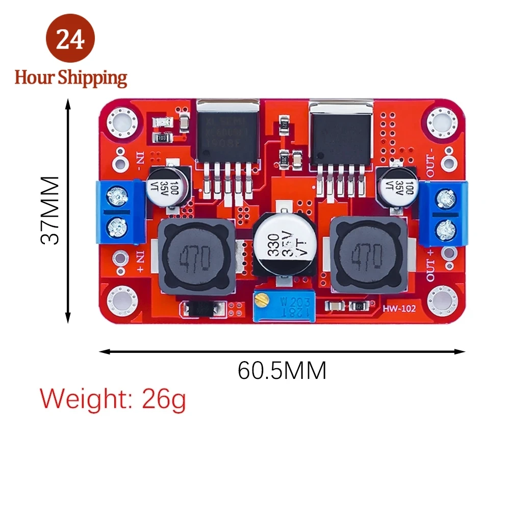 XL6009 LM2596S High Quality DC-DC Step Up Down Boost Buck Voltage Power Converter Module 1.25V-26V To 3.5-28V 3A