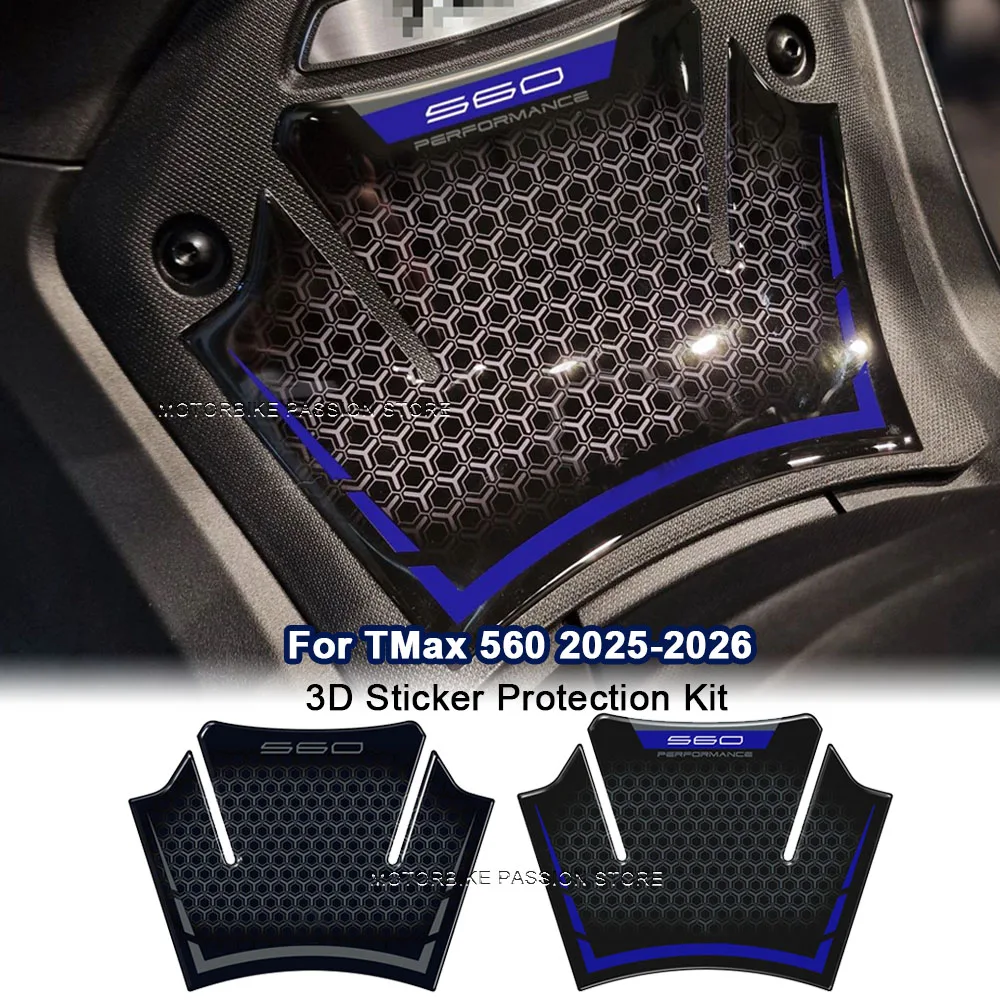 Carbon fiber 6D protective stickers body decoration stickers car stickers accessory modification For TMAX560 TMAX 560 2025-2026