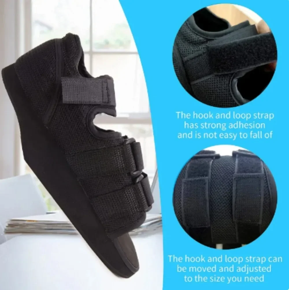 Universal Calcaneal Fracture Weight-free Pathological Shoe Foot Rear Decompression Shoe Fix Support Ankle Heel Cast Recover Shoe