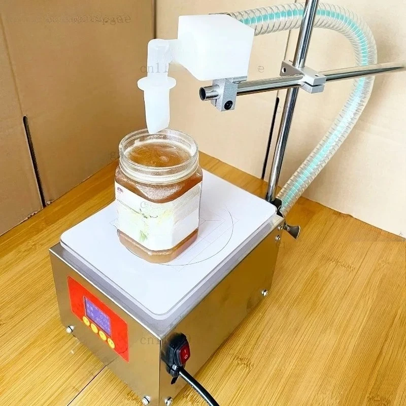 5KG Smart Honey Filling Machine Commercial Gear Pump Driving Input Honey Liquid Automatic Max Filler Food Processor