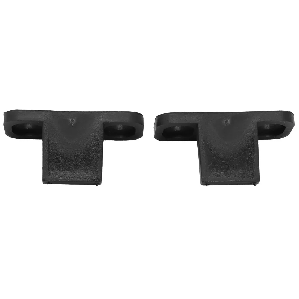 2pcs Modern Adjustable Barn Door Floor Guide Black POM Sliding Door Bottom Guide Floor Mounted Guide Bypass Doors