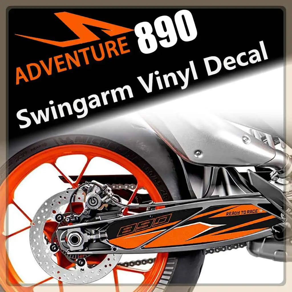 

For KTM 890 Adventure/R 2021 2022 2023 2024 2025 Swingarm Vinyl Motorcycle Body Sticker Protective Film Modified Accessories