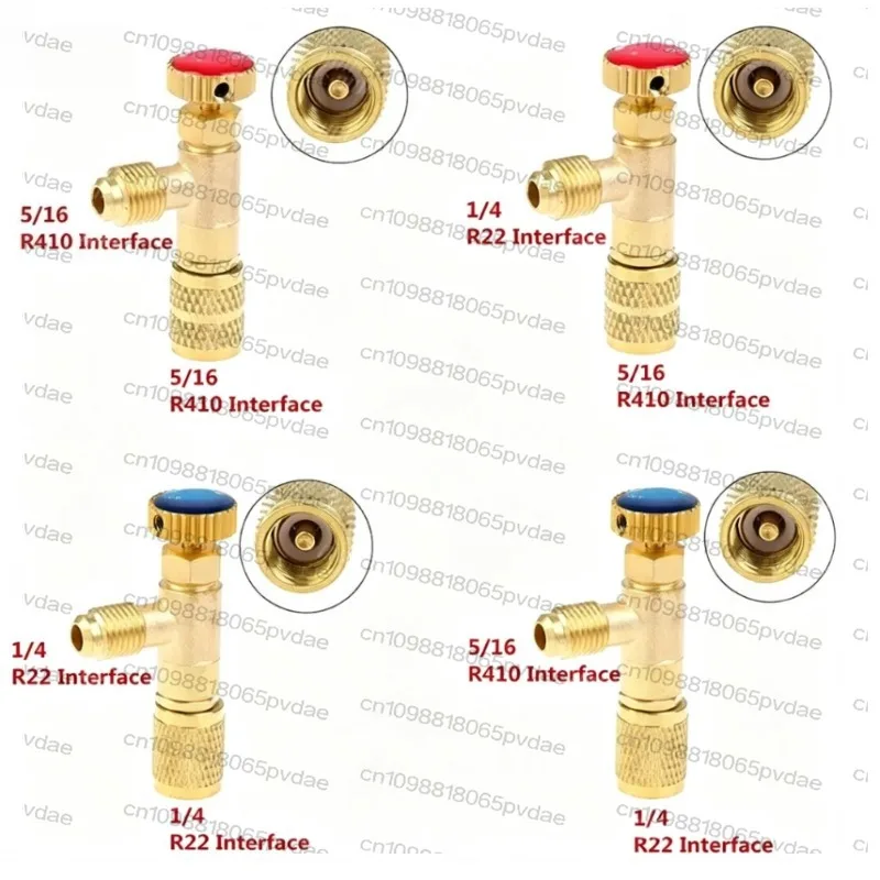 R410A R22 Air Conditioning Refrigerant Liquid Safety Valve 1/4 