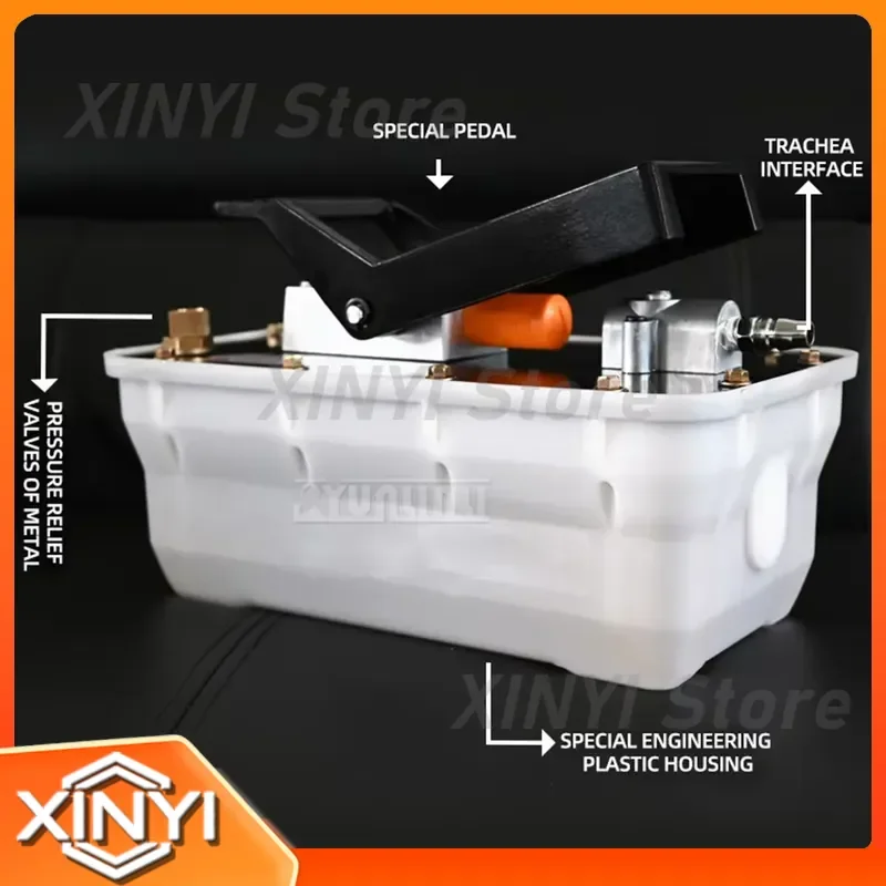 for 70Mpa Pneumatic Hydraulic Foot Pump for Auto Repair Equipment Girder Correction Instrument Plastic Repair Platform 2025
