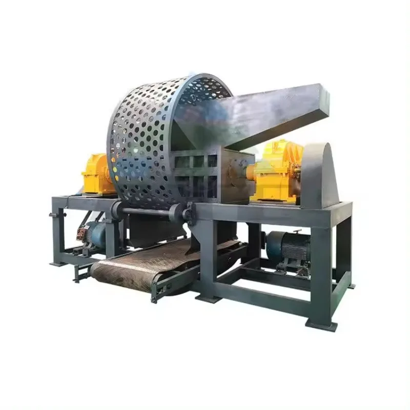 Full Automatic Factory Price Complete Used Tire Cutter Shredder Machine Production Line Waste Tire Recycling Machines in Germany