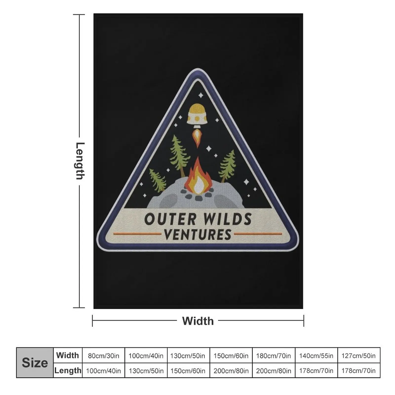 Outer Wilds Ventures Patch Throw Blanket Luxury St Sleeping Bag Personalized Gift Sofa Quilt Blankets