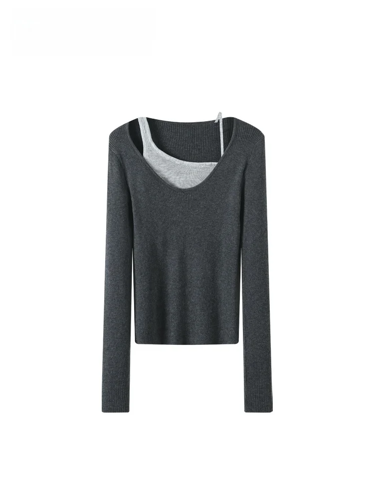 

Cara CLUB plus Size V-Ne Long Sve T-irt Women's Loose Fit Trendy Top Spring Season plus Size Faion Casual Wear