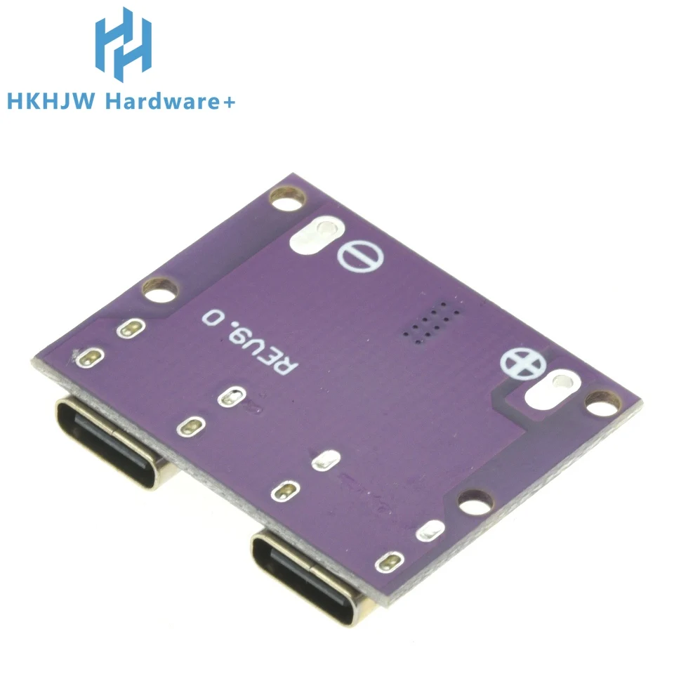 Dual TYPE-C USB Output DC6V-36V to 5V 3A DC-DC Dual TYPE-C Interface Step-Down Module Charging Module 9V/12V/24V/36V