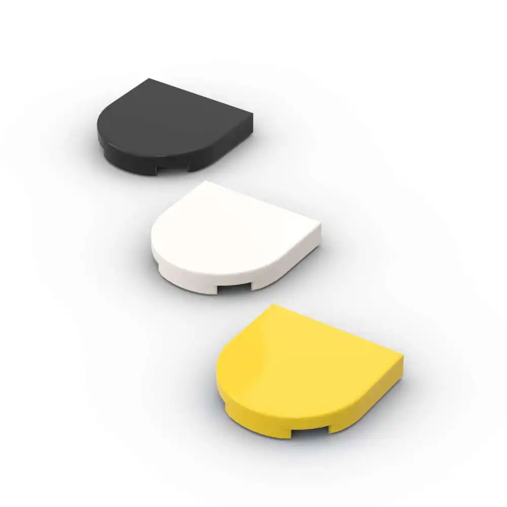 

MOC 10 шт. 5520 круглые 2x2 полукруглые расширенные строительные блоки комплект плитка совместимая сборка частиц идея DIY игрушки подарки для детей