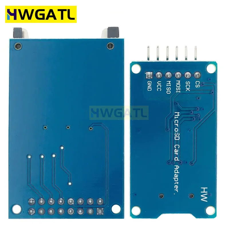 HWGATL Mini Micro SD Плата расширения памяти TF-карта Модуль защиты памяти SPI