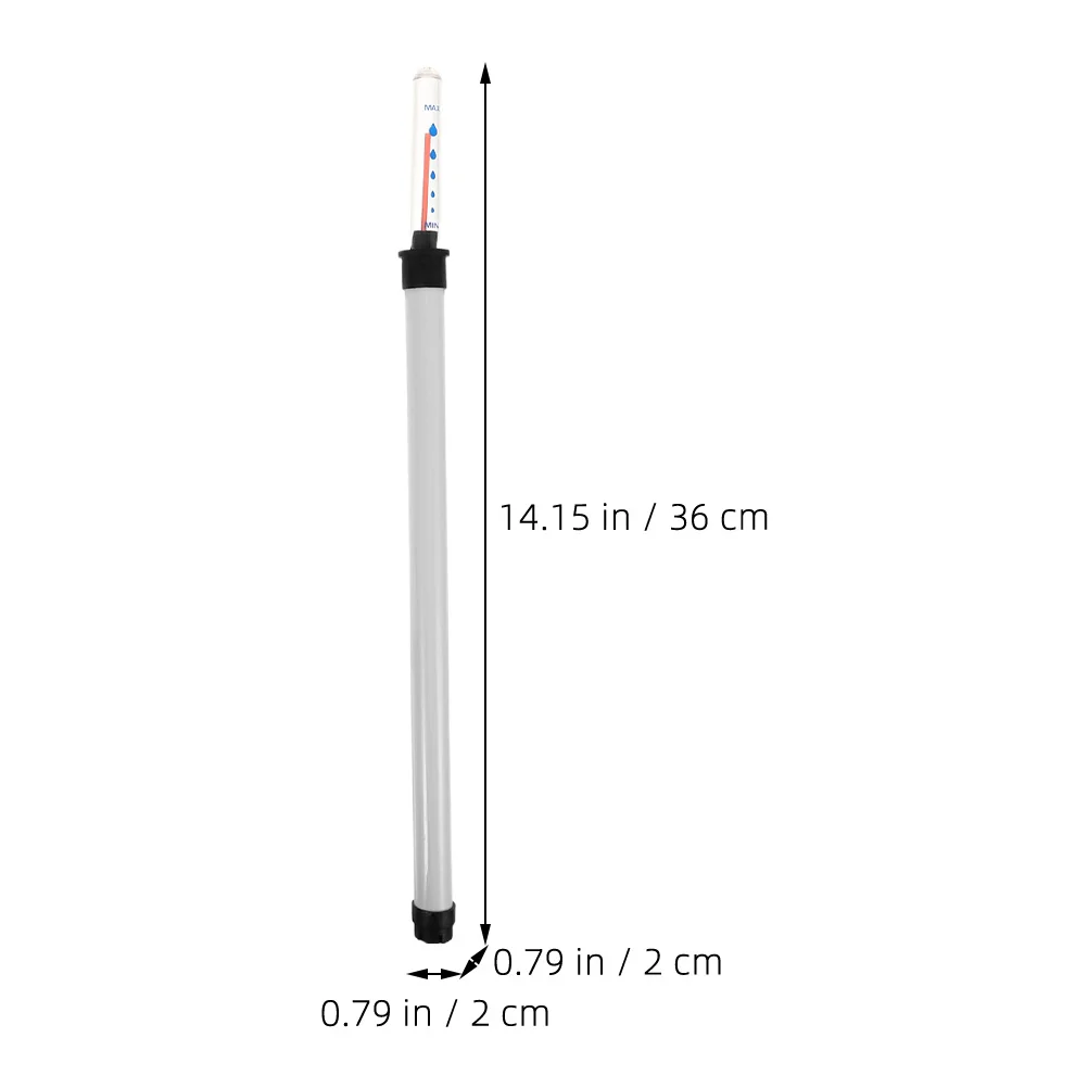 

4Pcs Water Level Indicator for House Plants Tank Gauge Float Display Outdoor Resistant Water Testing Tool Easy Read Scale