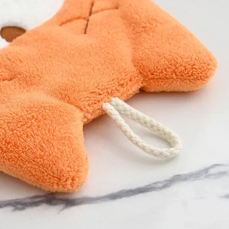 Cute Cartoon Animals Children\'s Hand Towel Quick Drying Microfiber Towels Elephant Hippo Style Kitchen Dishes Cloth Dishcloth