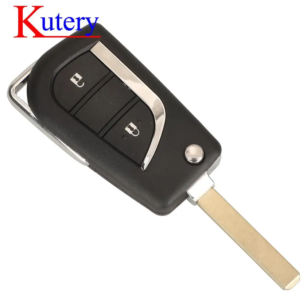 jingyuqin 2/3BTN 433MHZ G/H Chip Filp Remote Control Key For Toyota Carrolla AYGO Verso Avensis Peugeot 108 Citroen C1 VA2 Blade