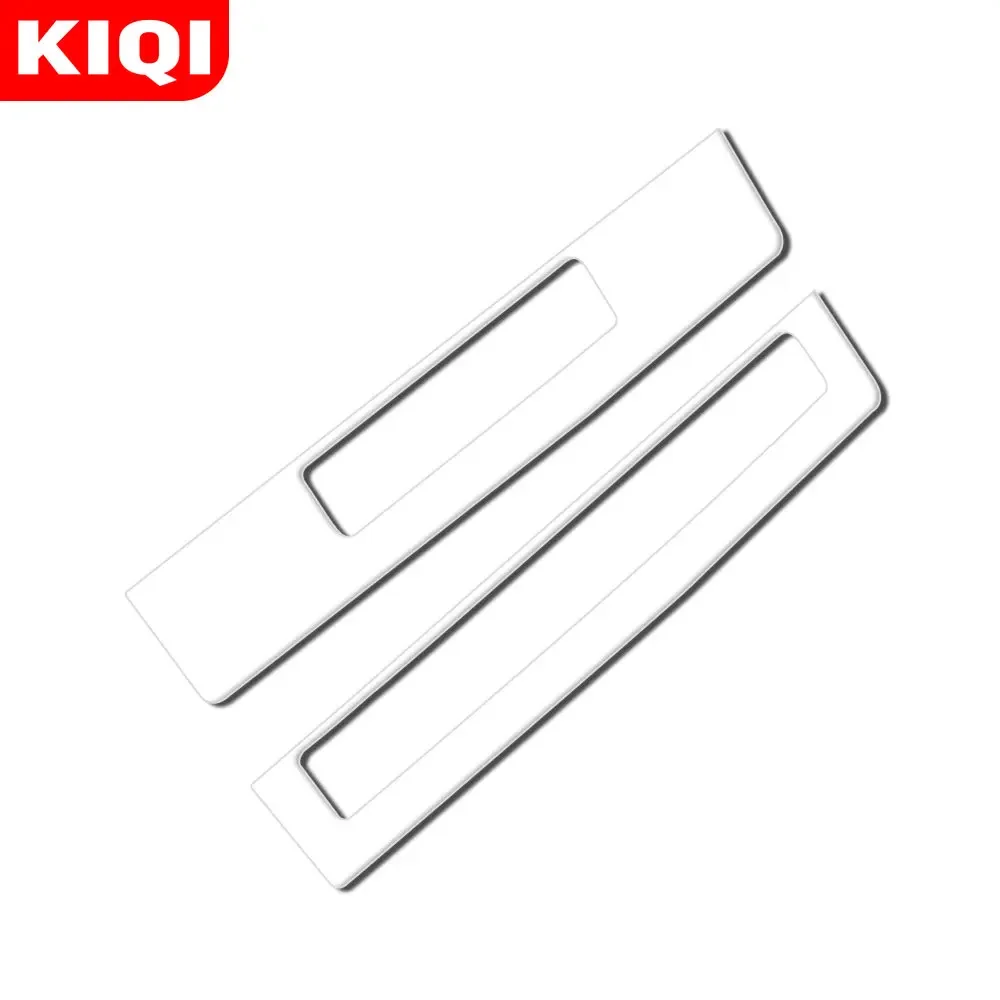 KIQI Car Stainless Steel Front Reading Light Frame for Chevrolet Cruze Sedan Hatchback 2009 - 2015 Roof Reading Lamp Cover Trim