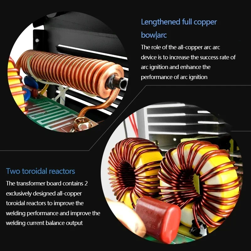 WS-250 Household Inverter Argon Arc Welding Electric Welding Machine 220V/6500W Dual-Purpose Welding Machine Power Tool