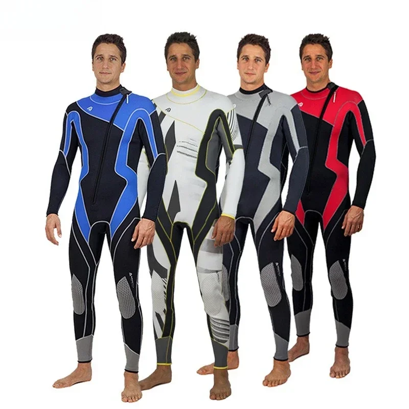 

Outdoor Men's And Women's Wetsuits Men's One-piece Long-sleeved Swimsuits Cold-proof And Warm Snorkeling Water