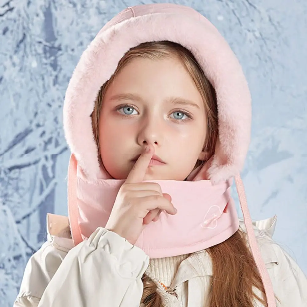 

Keep Warm 3-in-1 Winter Cycling Hat Fleece Lining Cold Resistant Warm Scarf Face Mask Thickened Velvet Lei Feng Hat Outdoor