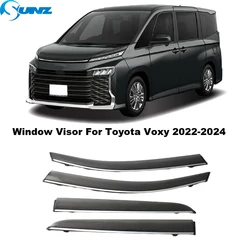 Side Window Deflector For Toyota Voxy 2022 2023 2024 Sun Rain Window Visors Deflectors Guards Awning Trim Wind Protector
