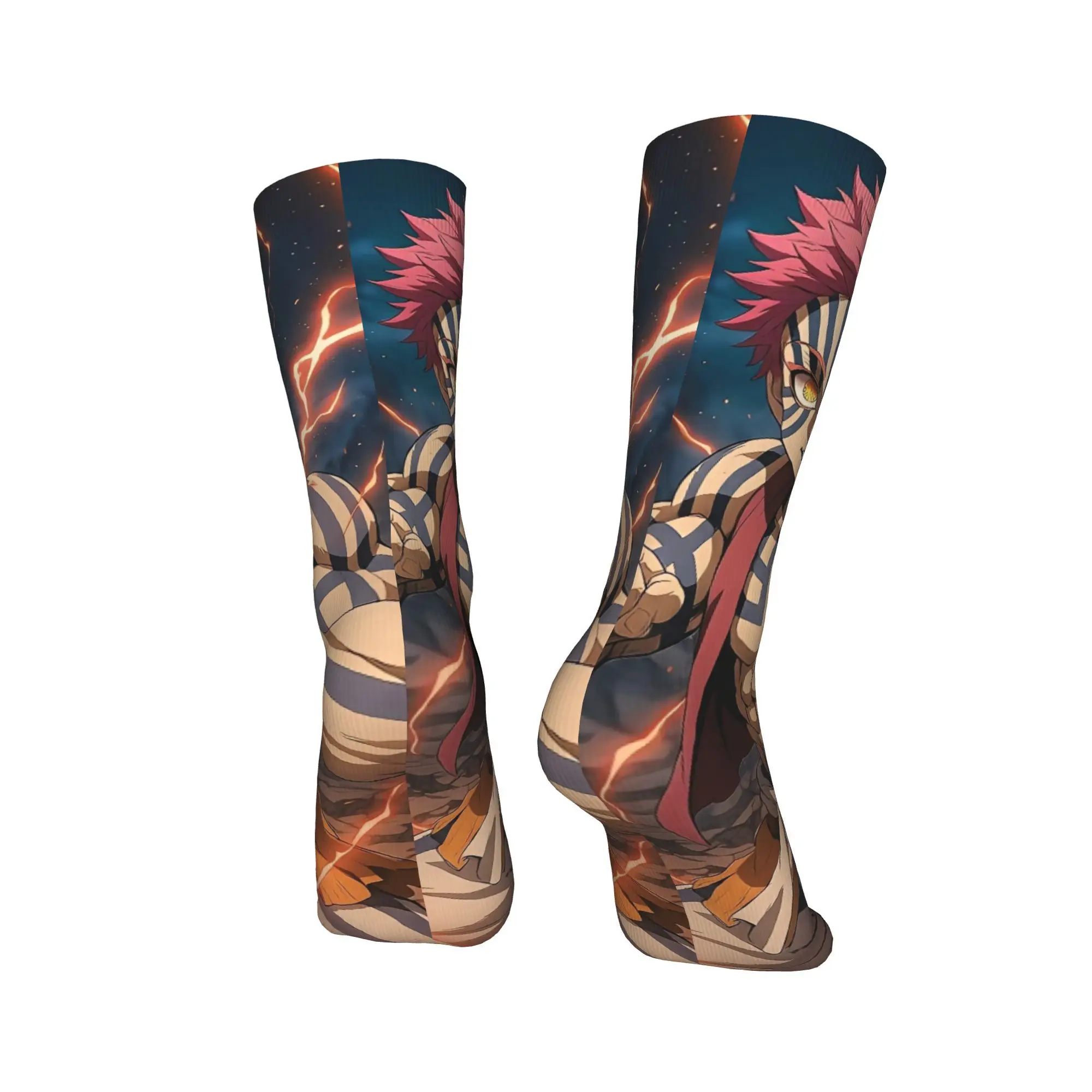 Upper Rank 3 Akaza  Stockings  Fashion Socks Adults Men Warm Soft Socks Winter Running Design Non-Slip Socks Gift