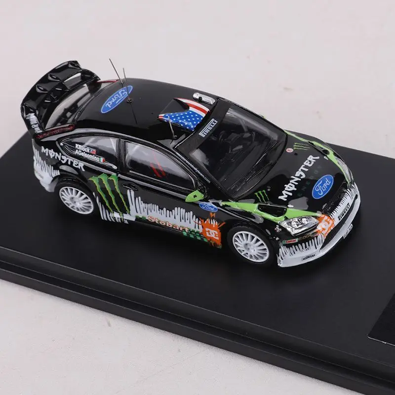 DCM 1/64 Ford Fiesta ST & Focus RS Ken Block #43 Monster Energy Hoonigan Rally Drift Car Diecast Car Model - view 5